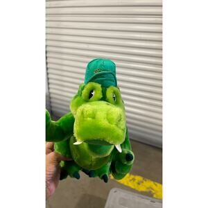 Simple Green Egbar Aligator Plush Stuffed Animal 1980s or 1990s